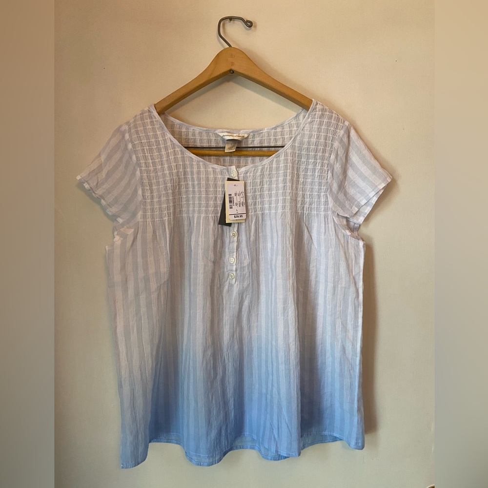 NWT Christopher & Banks Ombré Top size large